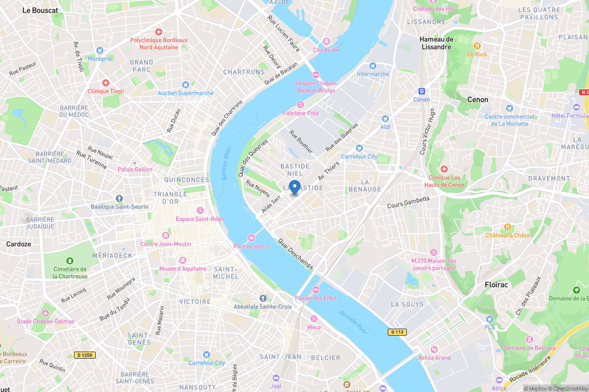 Newdeal Institut Bordeaux (KLF) - Open Street Map