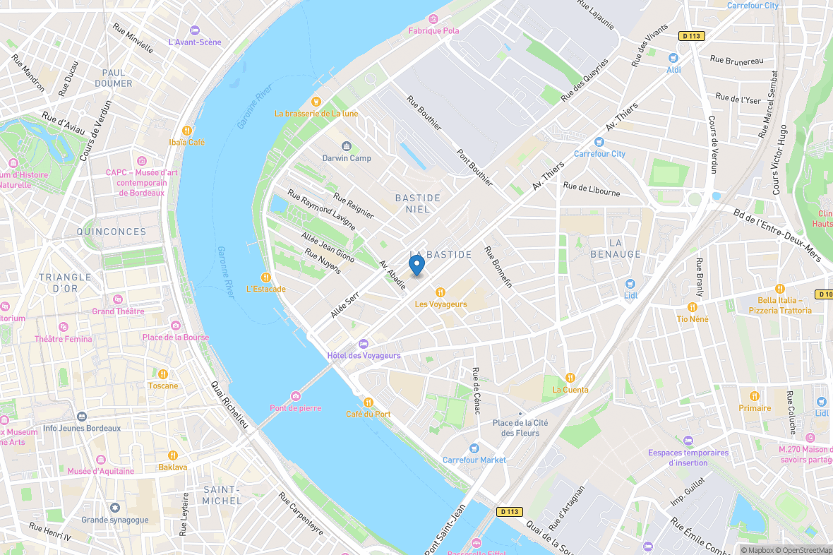 Newdeal Institut Bordeaux (KLF) - Open Street Map